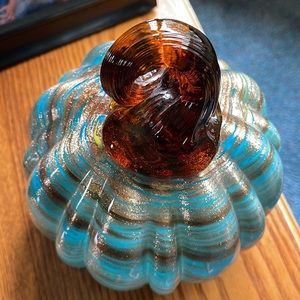 Pumpkin glass swirl.